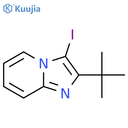 2-Tert-Butyl-3-iodoimidazo[1,2-a]pyridine structure