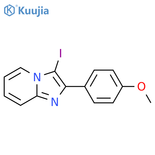 3-Iodo-2-(4-methoxyphenyl)imidazo[1,2-a]pyridine structure