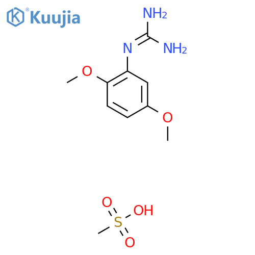 N-(2,5-Dimethoxyphenyl)guanidine methanesulfonate structure