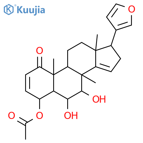 4,6,7-Trihydroxy-28,29-dinor-2,14-meliacadien-1-one; (4β,6α,7α)-form, 4-Ac structure
