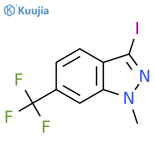 3-Iodo-1-methyl-6-(trifluoromethyl)-1H-indazole structure