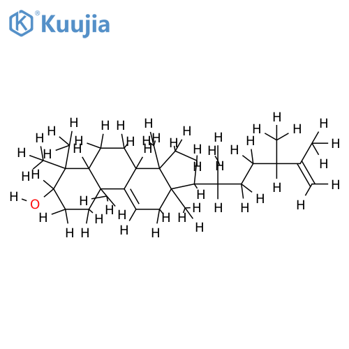 (24S)-24-methyl-5alpha-lanosta-9(11),25-dien-3beta-ol structure
