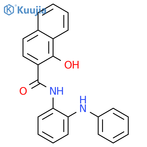2-NAPHTHALENECARBOXAMIDE, 1-HYDROXY-N-[2-(PHENYLAMINO)PHENYL]- structure