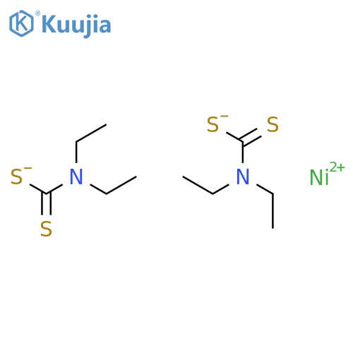Nickel diethyldithiocarbamate structure