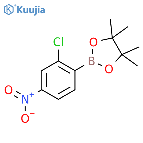 2-Chloro-4-nitrophenylboronic acid, pinacol ester structure