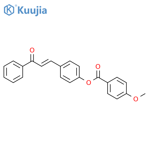 4-(3-Oxo-3-phenyl-1-propenyl)phenyl 4-methoxybenzenecarboxylate structure
