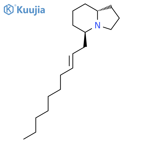 (5R,8Ar)-5-[(E)-dec-2-enyl]-1,2,3,5,6,7,8,8a-octahydroindolizine structure
