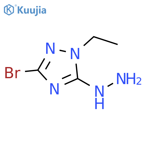 (5-Bromo-2-ethyl-2H-[1,2,4]triazol-3-yl)-hydrazine structure