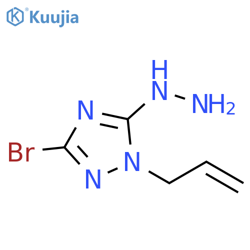 (2-Allyl-5-bromo-2H-[1,2,4]triazol-3-yl)-hydrazine structure