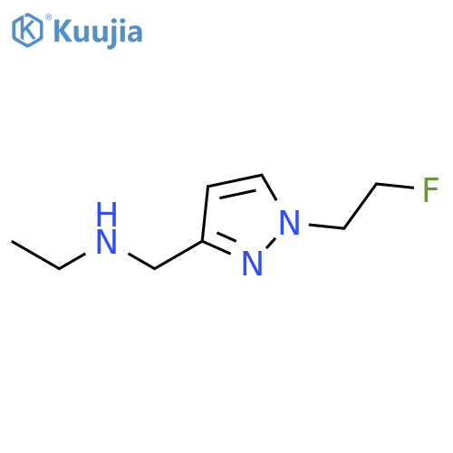 ethyl({1-(2-fluoroethyl)-1H-pyrazol-3-ylmethyl})amine structure