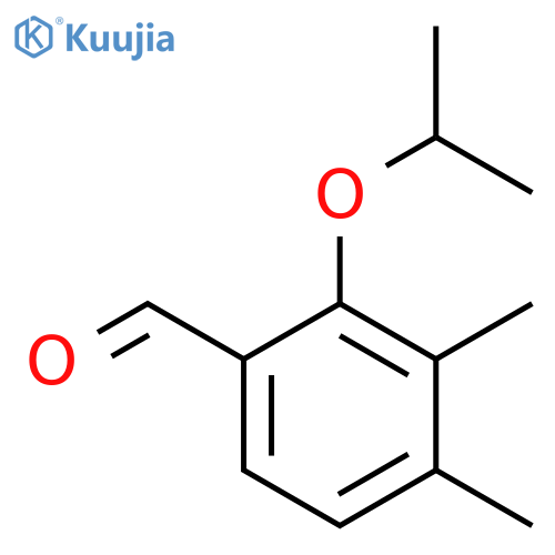 3,4-dimethyl-2-(propan-2-yloxy)benzaldehyde structure