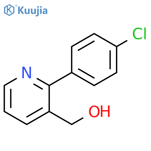 [2-(4-Chlorophenyl)pyridin-3-yl]methanol structure