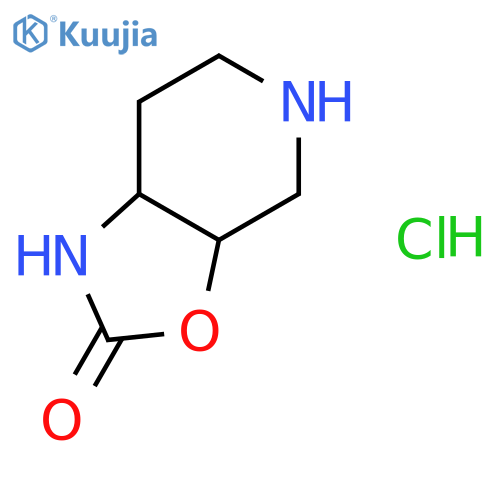 Octahydro-[1,3]oxazolo[5,4-c]pyridin-2-one hydrochloride structure
