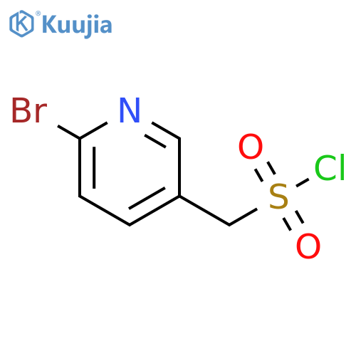 (6-bromopyridin-3-yl)methanesulfonyl chloride structure