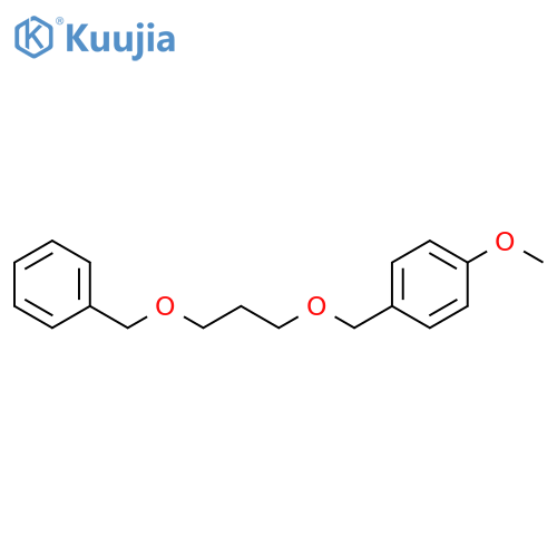 Benzene, 1-methoxy-4-[[3-(phenylmethoxy)propoxy]methyl]- structure