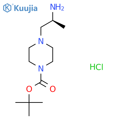 (S)-4-(2-Amino-Propyl)-Piperazine-1-Carboxylic Acid Tert-Butyl Ester Hydrochloride structure
