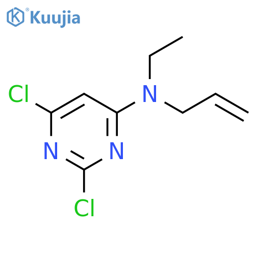 4-Pyrimidinamine, 2,6-dichloro-N-ethyl-N-2-propenyl- structure