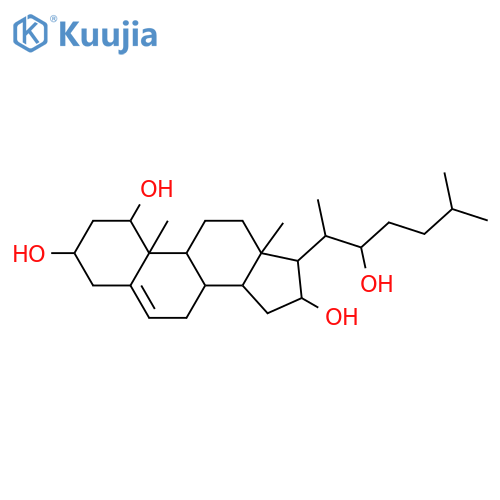 Cholest-5-ene-1,3,16,22-tetrol; (1β,3β,16β,22S)-form structure