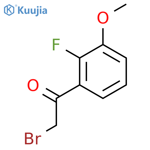 2-Fluoro-3-Methoxyphenacyl Bromide structure