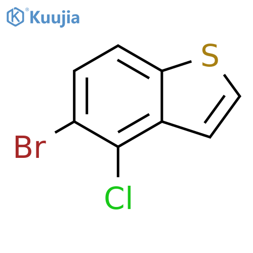 Benzo[b]thiophene, 5-bromo-4-chloro- structure