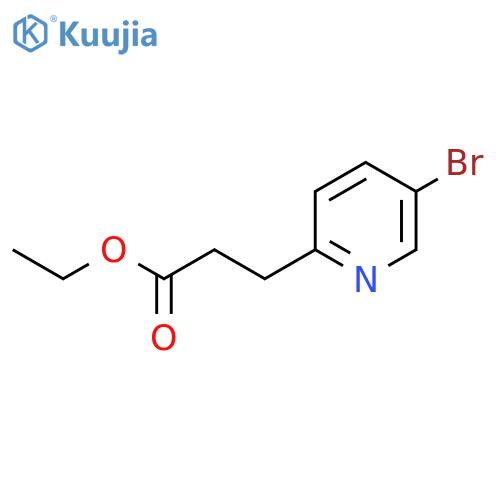 Ethyl 3-(5-bromopyridin-2-yl)propanoate structure