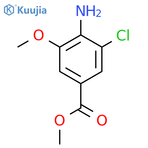 Methyl 4-Amino-3-chloro-5-methoxy-benzoate structure