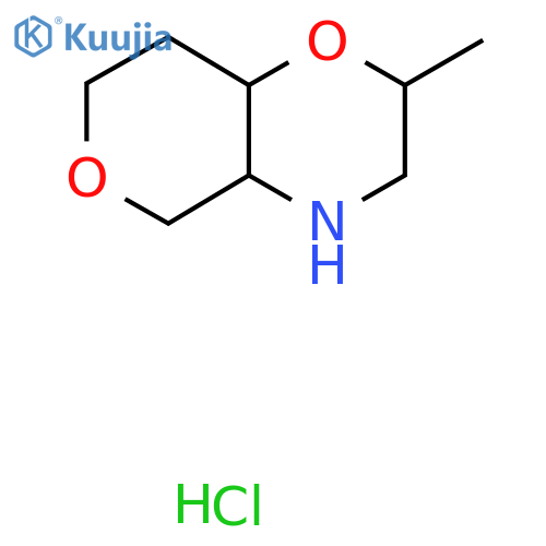 2-methyl-octahydropyrano[4,3-b][1,4]oxazine hydrochloride structure