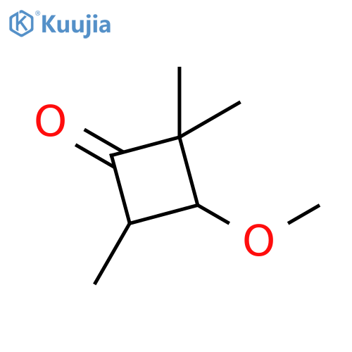 3-methoxy-2,2,4-trimethylcyclobutan-1-one structure