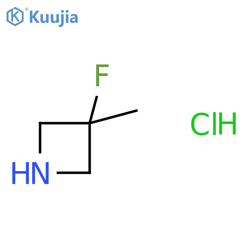3-fluoro-3-methyl-azetidine;hydrochloride structure