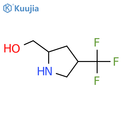 [4-(trifluoromethyl)pyrrolidin-2-yl]methanol structure
