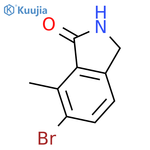 6-bromo-7-methylisoindolin-1-one structure
