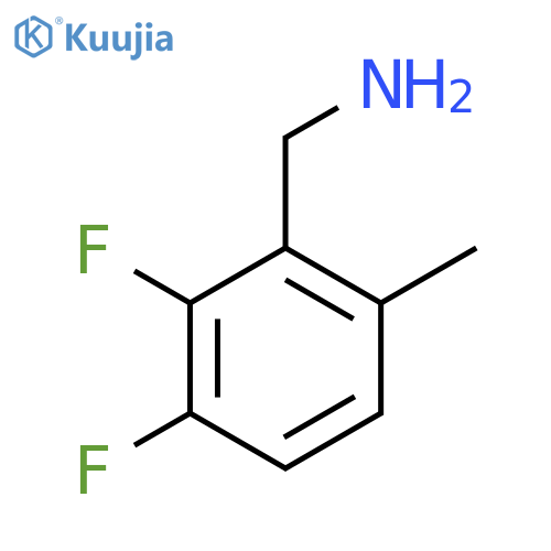 (2,3-Difluoro-6-methylphenyl)methanamine structure
