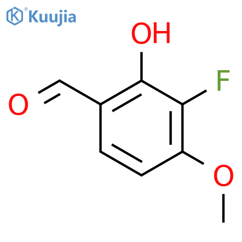 3-Fluoro-2-hydroxy-4-methoxybenzaldehyde structure