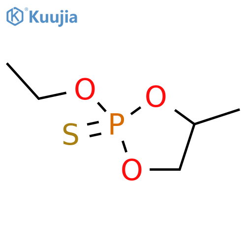 1,3,2-Dioxaphospholane,2-ethoxy-4-methyl-, 2-sulfide structure