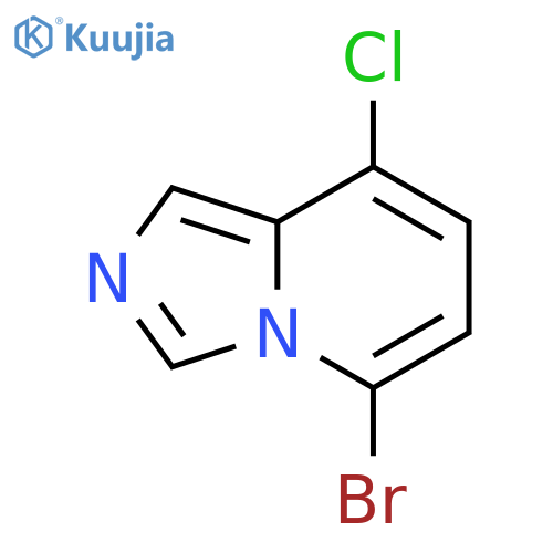 5-Bromo-8-chloro-imidazo[1,5-a]pyridine structure