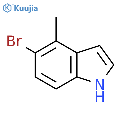 5-Bromo-4-methyl-1H-indole structure