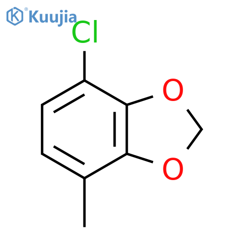 4-Chloro-7-methyl-1,3-benzodioxole structure
