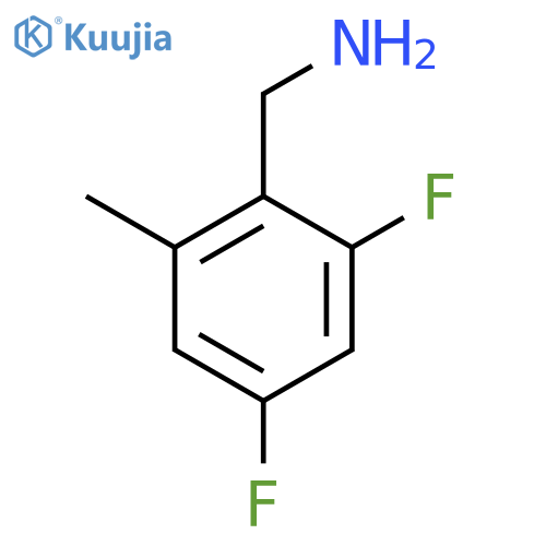 2,4-Difluoro-6-methylbenzylamine structure