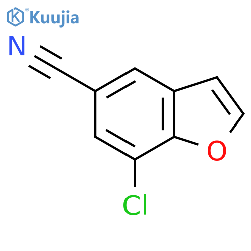 7-Chlorobenzofuran-5-carbonitrile structure