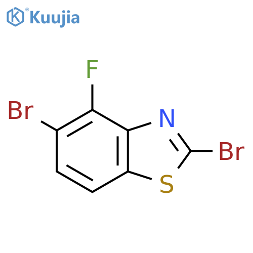 2,5-Dibromo-4-fluorobenzo[d]thiazole structure