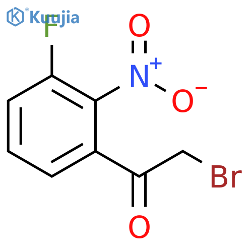3-Fluoro-2-nitrophenacyl bromide structure