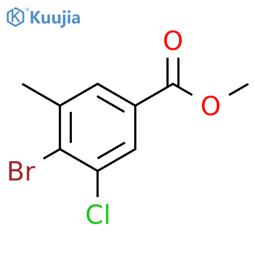 methyl 4-bromo-3-chloro-5-methylbenzoate structure