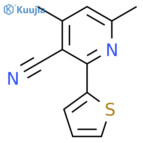 4,6-Dimethyl-2-thien-2-ylnicotinonitrile structure