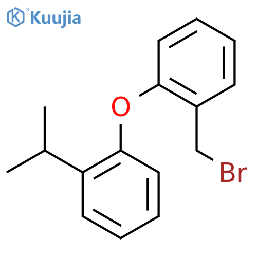 1-(Bromomethyl)-2-(2-isopropylphenoxy)benzene structure