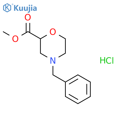 Methyl 4-Benzylmorpholine-2-carboxylate Hydrochloride structure