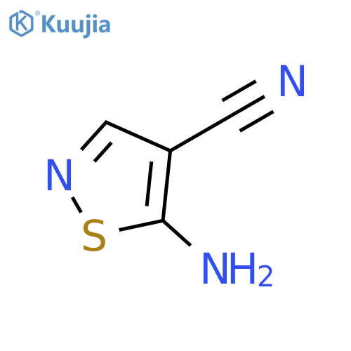 5-amino-1,2-thiazole-4-carbonitrile structure