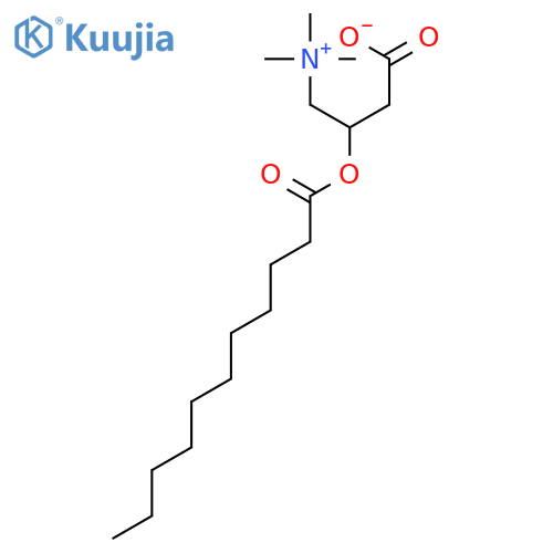 1-Propanaminium,3-carboxy-N,N,N-trimethyl-2-[(1-oxoundecyl)oxy]-, inner salt structure
