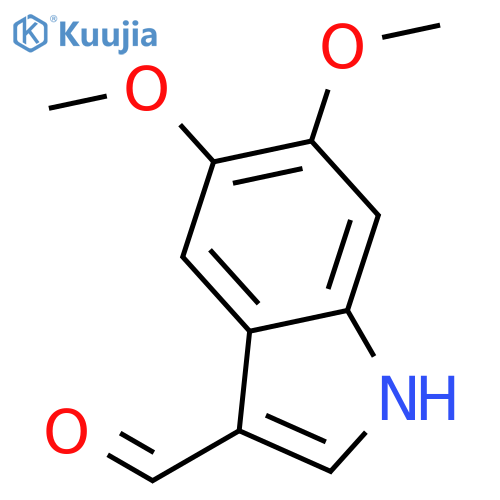 5,6-dimethoxy-1H-indole-3-carbaldehyde structure