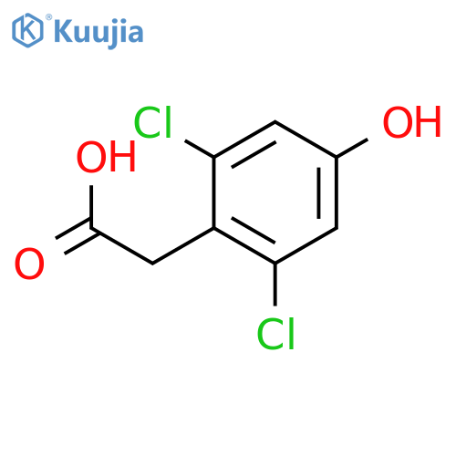 2-(2,6-dichloro-4-hydroxyphenyl)acetic acid structure