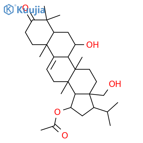 9(11)-Arborinene-3,7,19,28-tetrol; (3β,7β,19α)-form, 3-Ketone, 19-Ac structure